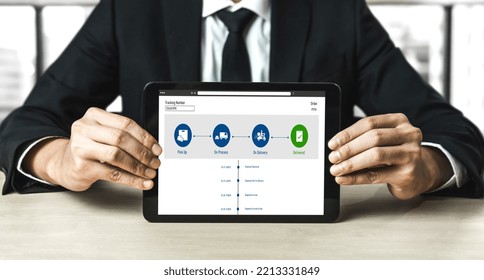 Delivery tracking system for e-commerce and modish online business to timely goods transportation and delivery
