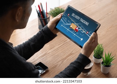 Delivery tracking system for e-commerce and modish online business to timely goods transportation and delivery