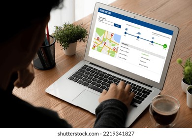 Delivery tracking system for e-commerce and modish online business to timely goods transportation and delivery