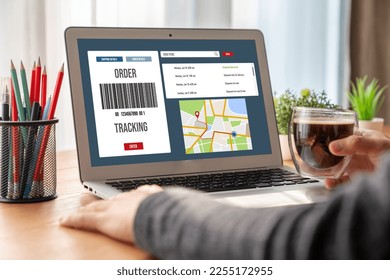 Delivery tracking system for e-commerce and modish online business to timely goods transportation and delivery