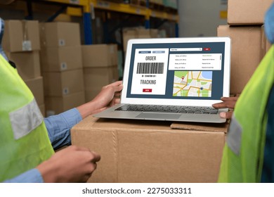 Delivery tracking system for e-commerce and modish online business to timely goods transportation and delivery