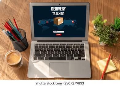 Delivery tracking system for e-commerce and modish online business to timely goods transportation and delivery
