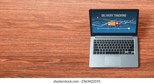 Delivery tracking system for e-commerce and modish online business to timely goods transportation and delivery