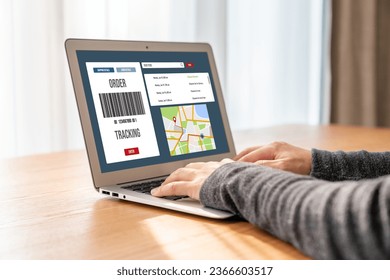 Delivery tracking system for e-commerce and modish online business to timely goods transportation and delivery