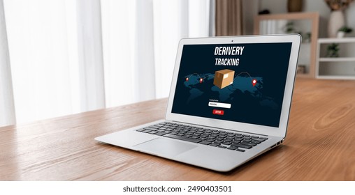 Delivery tracking system for e-commerce and modish online business to timely goods transportation and delivery