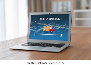 Delivery tracking system for e-commerce and modish online business to timely goods transportation and delivery