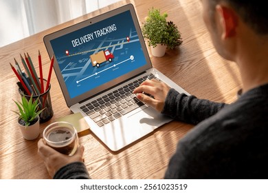 Delivery tracking system for e-commerce and modish online business to timely goods transportation and delivery - Powered by Shutterstock - Get 15% off with code: PIKWIZARD15