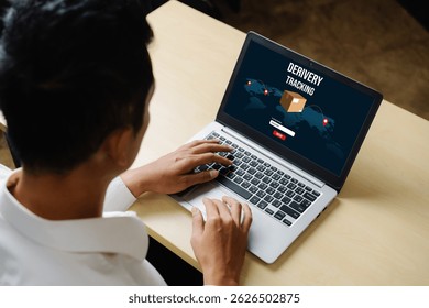 Delivery tracking system for e-commerce and modish online business to timely goods transportation and delivery