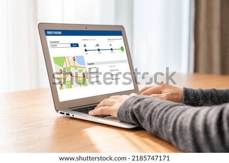 Delivery tracking system for e-commerce and modish online business to timely goods transportation and delivery