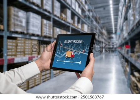 Delivery tracking system for e-commerce and modish online business to timely goods transportation and delivery