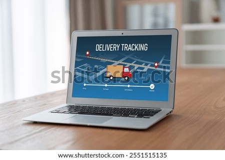 Delivery tracking system for e-commerce and modish online business to timely goods transportation and delivery