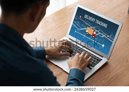 Delivery tracking system for e-commerce and modish online business to timely goods transportation and delivery