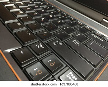 Dell Black Keyboard. Dell Leptop Black Keyboard Image.