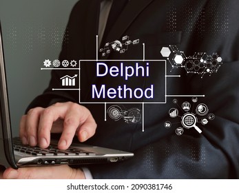  Delphi Method inscription on the piece of paper. - Shutterstock ID 2090381746