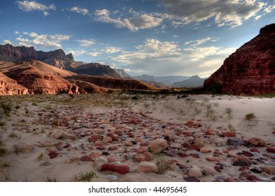 Delta Of The Colorado River In The Grand Canyon