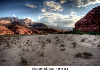 Delta Of The Colorado River In The Grand Canyon