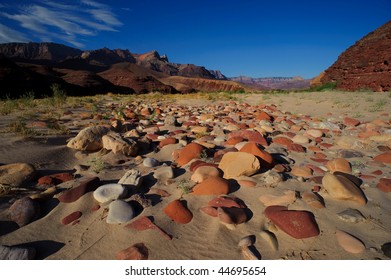 Delta Of The Colorado River In The Grand Canyon