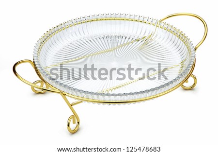 deluxe glass dish and hanger
