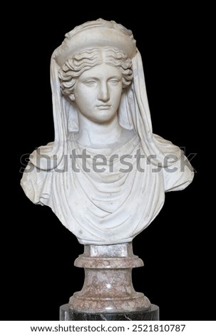 Demeter. Marble, Roman copy after a Greek original from the 4th century BC. Rome, Italy