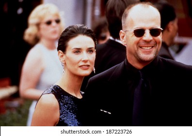 Demi Moore, Bruce Willis At The Emmy Awards, 1997