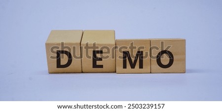 Similar – Image, Stock Photo Sign at demo