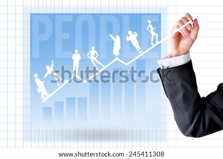 Demographic issues graph concept