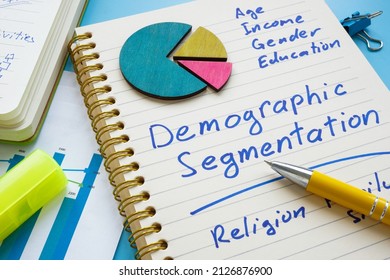 Demographic Segmentation List On The Page And Papers.