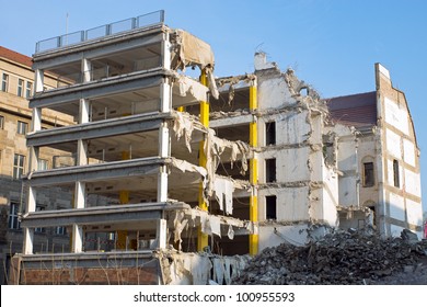 Demolition of a building - Powered by Shutterstock