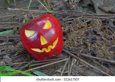 Demon Apple Halloween