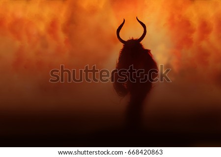 Demon in hell                               