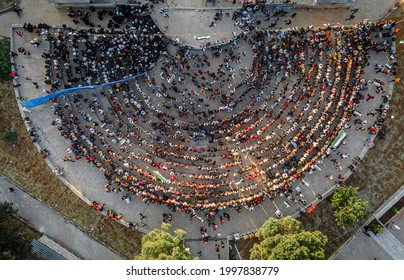 A Demonstration In The City Of Idlib, Northern Syria