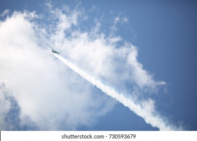 Demonstrative performance of the air show