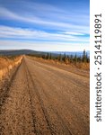 The Dempster Highway south of Eagle Plains in Canada