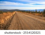 The Dempster Highway south of Eagle Plains in Canada