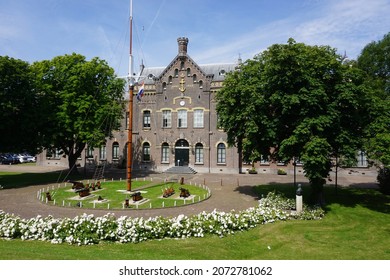Den Helder, The Netherlands - June 25, 2019; The Royal Marine Institute (KIM) is the training institute for future officers of the Dutch Royal Navy