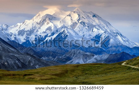 Denali (also known as Mount McKinley, its former official name) is the highest mountain in North America at 20,310ft. Located in Denali National Park and Preserve, Alaska, USA.