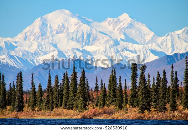 Denali Highest Mountain Peak North America Stock Photo (Edit Now) 526530910