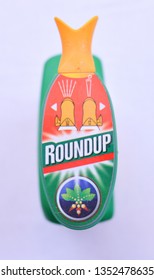 Denbigh, UK - March 27th, 2019: RoundUp Weed Killer.  Roundup A Key Factor In Mans Cancer Jury Finds. 