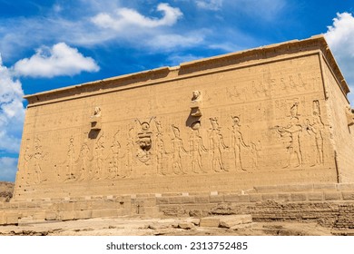Dendera temple in a sunny day, Luxor, Egypt - Shutterstock ID 2313752485