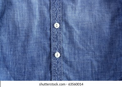 denim blue jeans shirt with buttons detail texture