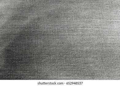 Denim Fabric Black Texture. Indigo Jeans Velvet Background. - Shutterstock ID 652948537