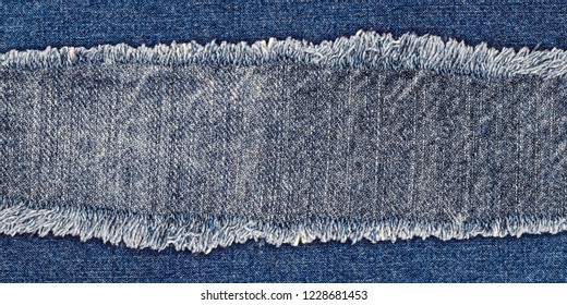 Denim Jeans Frame Banner Ripped Denim Stock Photo 1228681453 | Shutterstock