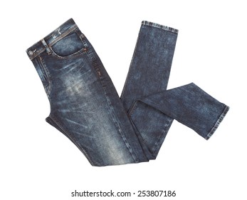 Denim Jeans Isolated