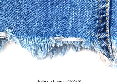 Denim Jeans Ripped Destroyed Torn Blue Stock Photo 511644679 | Shutterstock