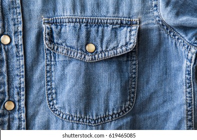 Denim Shirt Pocket