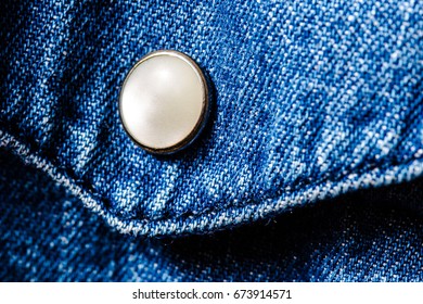 Denim Shirt Pocket - Close Up