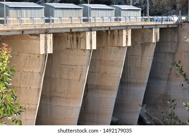 Denizli,Turkey-07/12/2019: Adıgüzel Dam Is An Embankment Dam On The Büyük Menderes River, Built Between 1976 And 1989. The Dam Creates A Lake Which Is 25.9 Km ² And Called Hidden Heaven