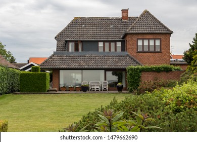 Dragør, Denmark - June 22, 2016: Old, Traditional Danish House In Picturesque Fishermen's Village.