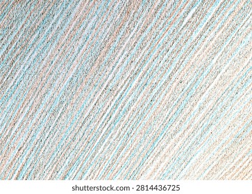 A dense full-frame macro texture of diagonal hatching and cross-hatching in blue and brown pencil.