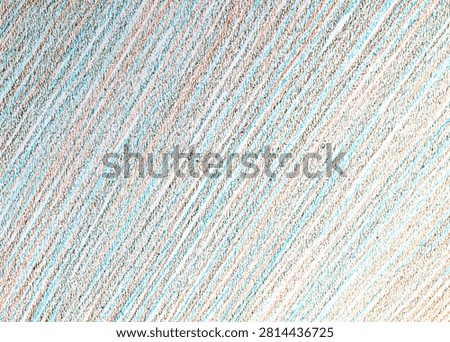 A dense full-frame macro texture of diagonal hatching and cross-hatching in blue and brown pencil.